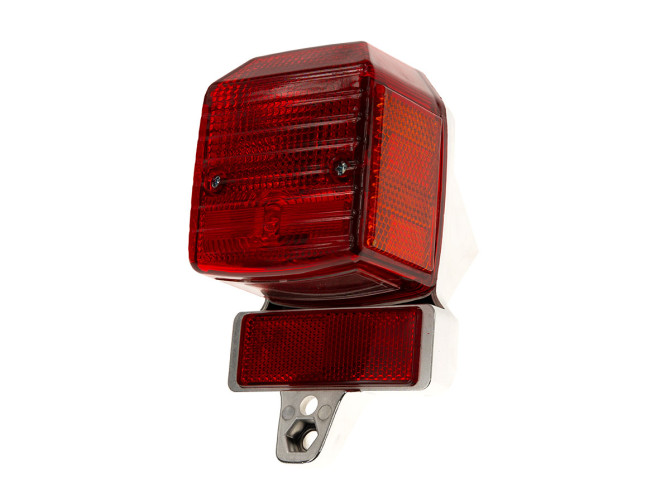 Taillight Puch Maxi / Pearly style big model with brake light chrome product